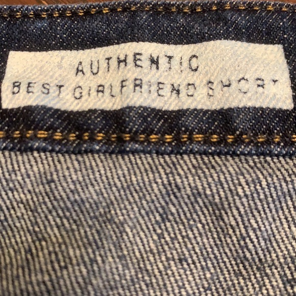 GAP 1969 Dark Girlfriend Cuffed Denim Shorts - Picture 5 of 9